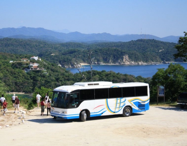 Parada del bus turistico